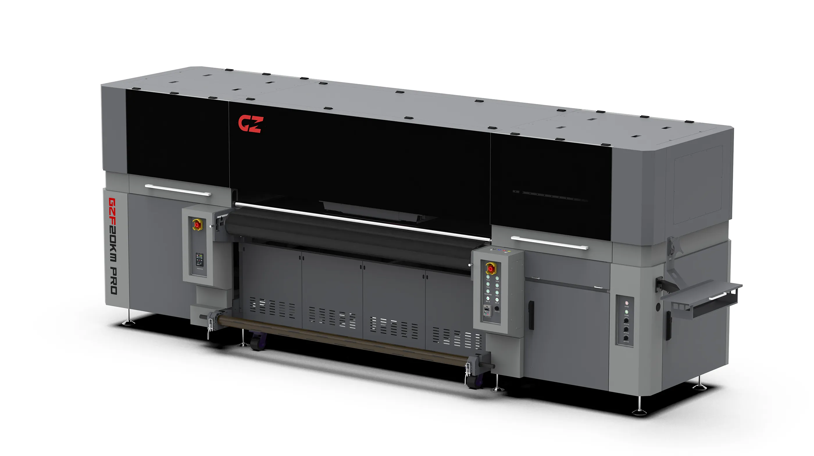 Compact Advanced Hybrid UV LED digital inkjet printer GZH20KM Pro