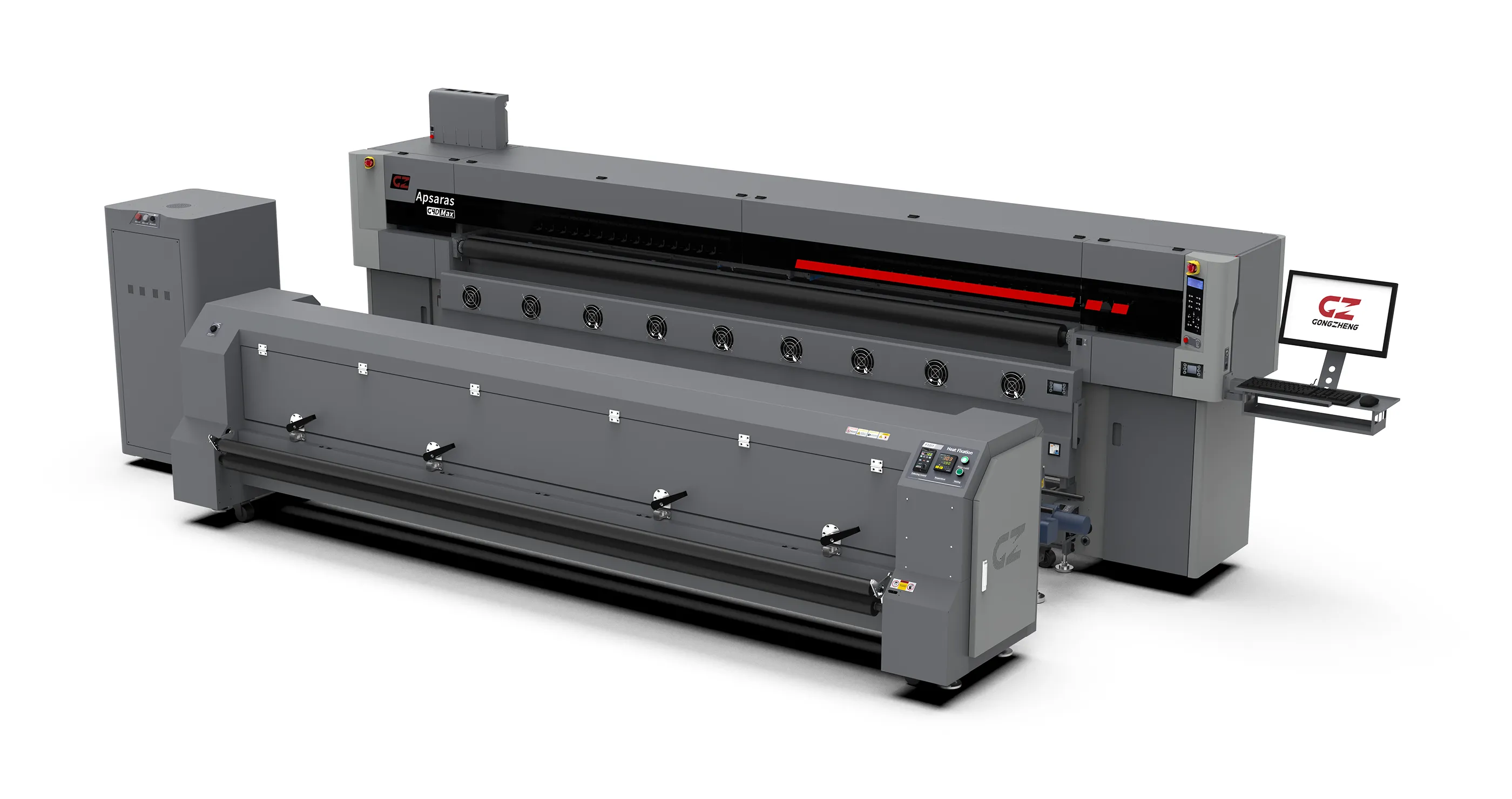 Dye Sublimation 3.2m direct-to-textile roll printer - Apsaras G4D Max