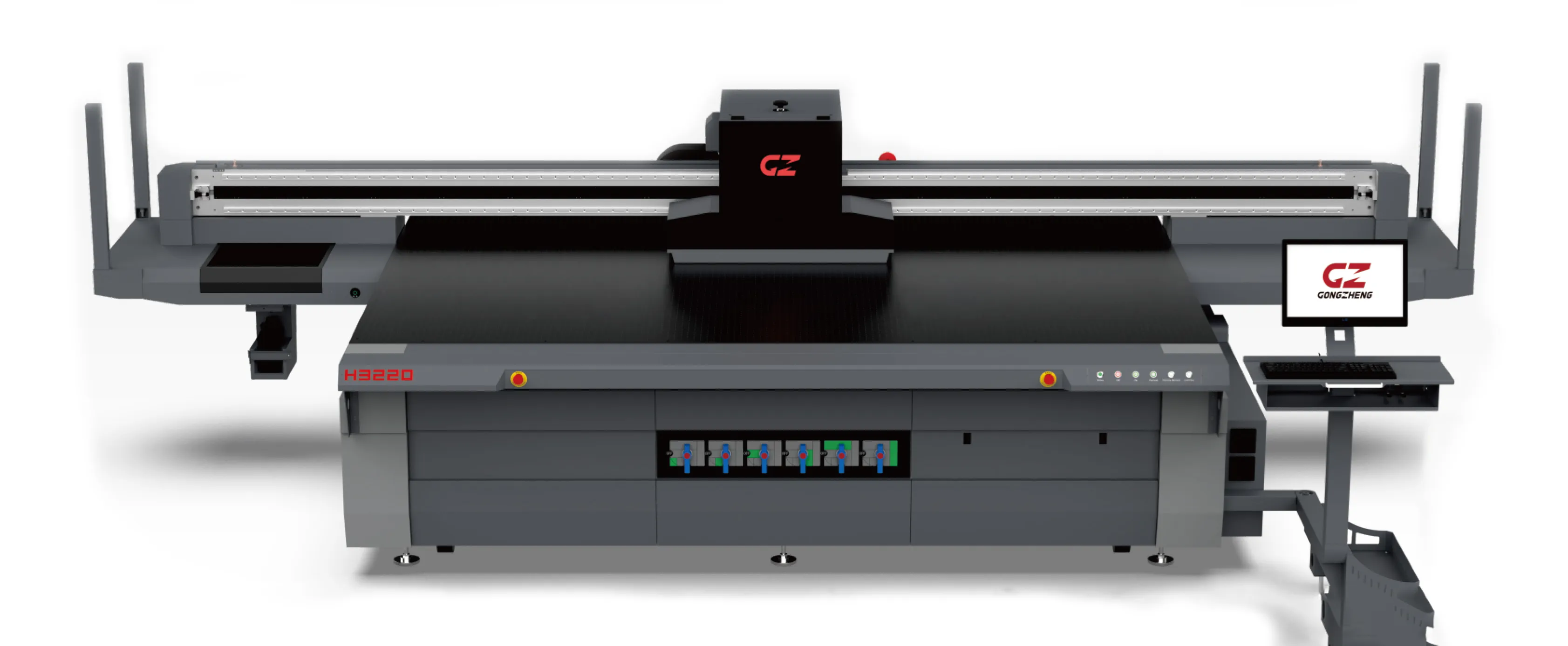 Hi end Flatbed Printer UV LED Inkjet - GZ H3220KM Pro