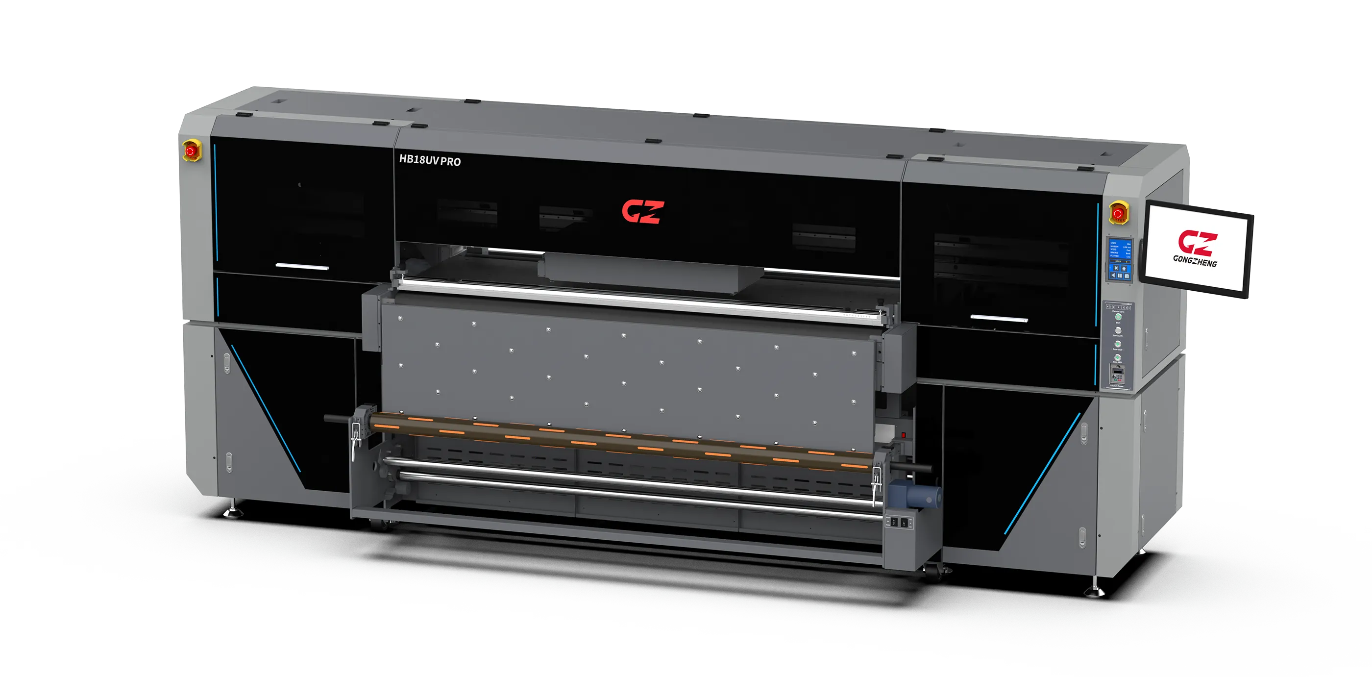 Compact Hybrid UV LED digital inkjet printer - HB18UV Pro